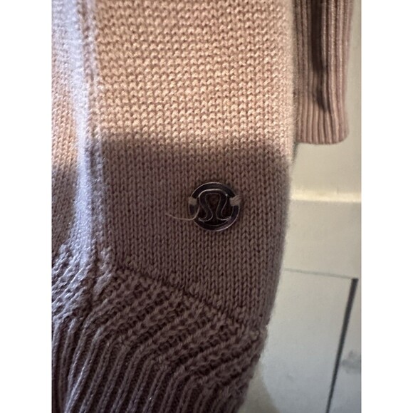 Lululemon Unity Drop Back Sweater Dusty Rose Size 12 - Picture 2 of 6